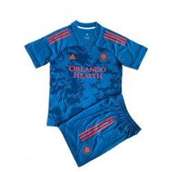 Camisola Orlando City SC Special Criança Equipamento Primeiro 2021-2022 Manga Curta